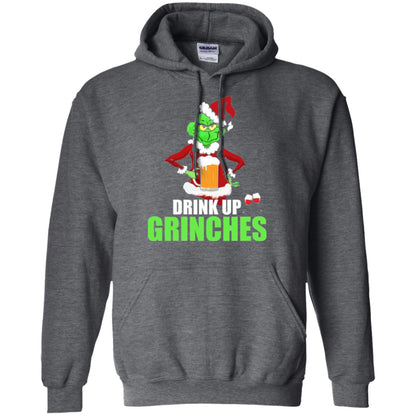 Christmas T-shirt Drink Up Grinches Dark Heather