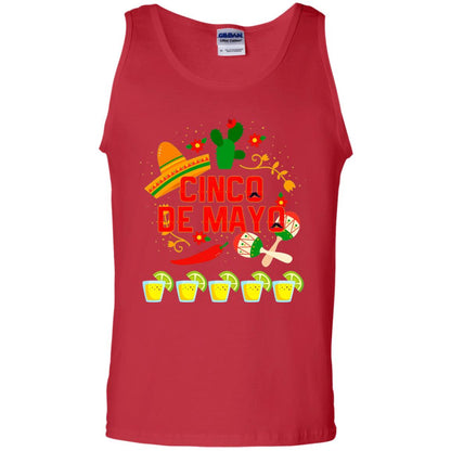 Fiesta Cinco De Mayo T-shirt Red