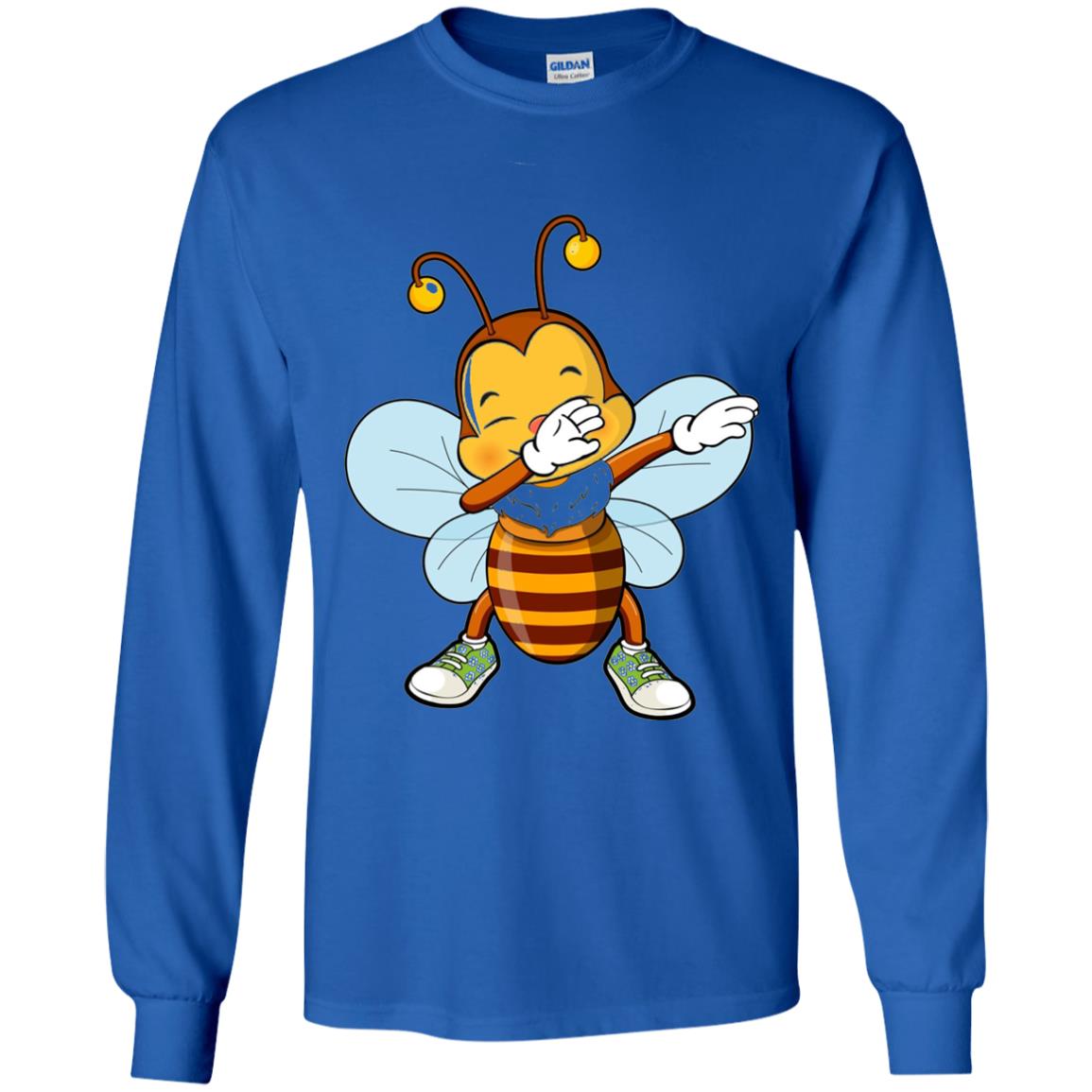 Dabbing Bee Dab Dancing Beekeeping Bee Lover T-shirt Royal