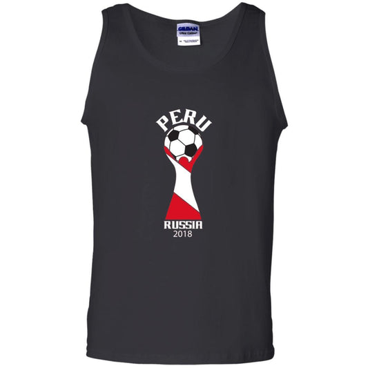 Football Lovers T-shirt Peru Russia 2018 Black Small