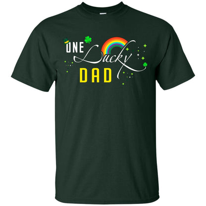 One Lucky Dad St. Patrick_s Day T-shirt Forest
