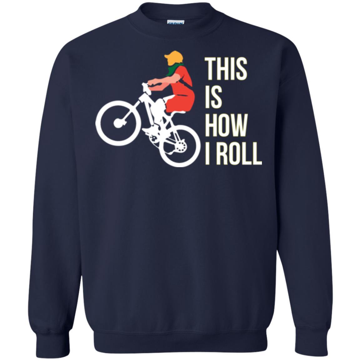 Bicycle T-shirt This Is How I Roll Navy
