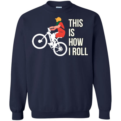 Bicycle T-shirt This Is How I Roll Navy