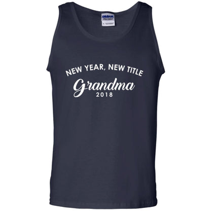 Nana T-shirt New Years New Title Grandma Pregnancy Announcement 2018 Navy