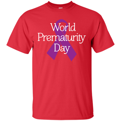 Cancer Awareness T-shirt World Prematurity Day T-shirt Red