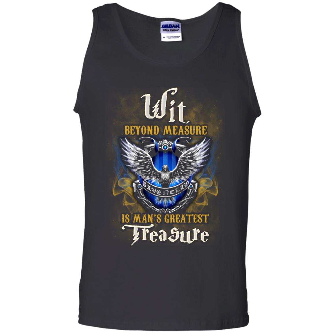 Wit Beyond Measure Is Man's Greatest Treasure Ravenclaw House Harry Potter Fan ShirtG220 Gildan 100% Cotton Tank Top