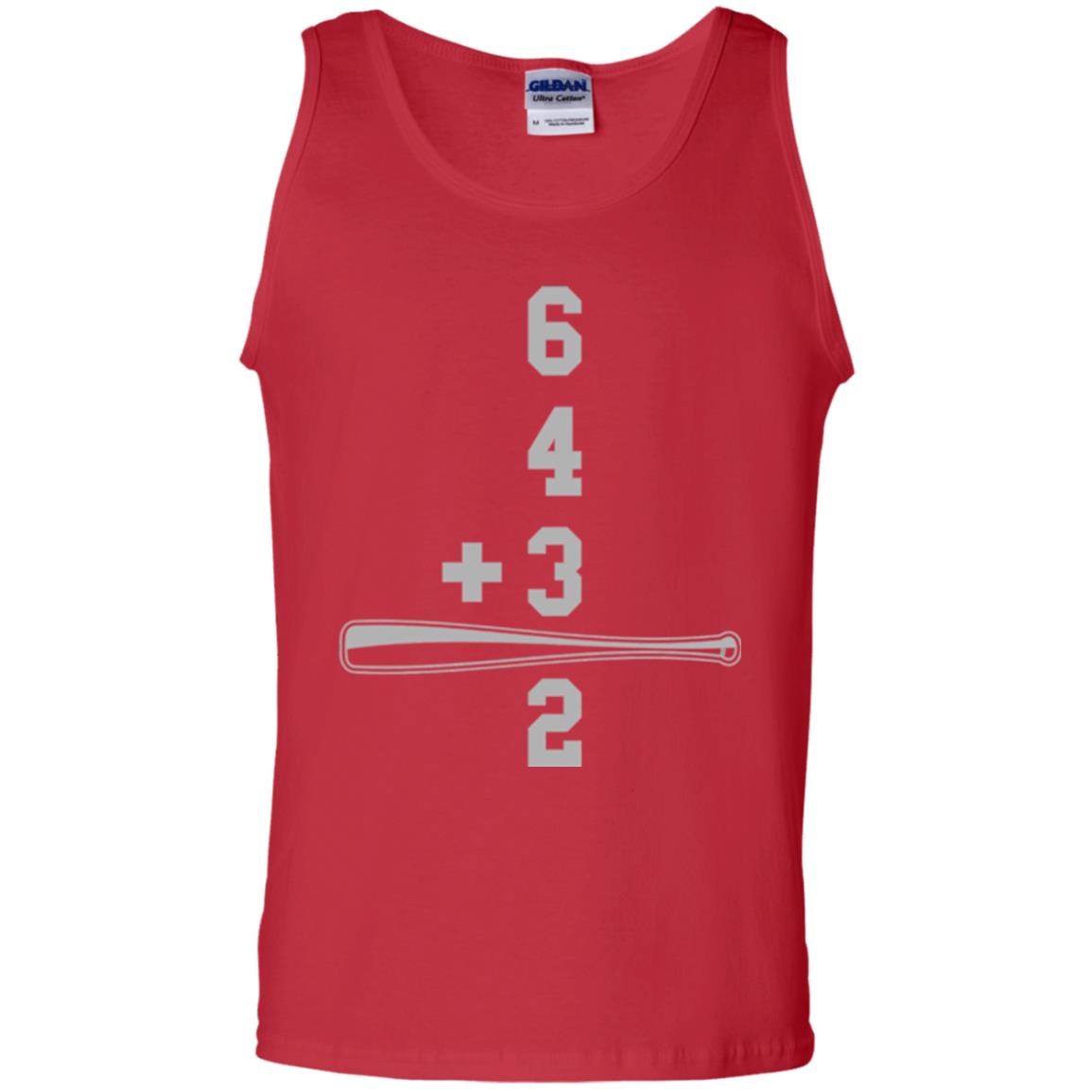 Baseball And Math Lovers T-shirt Red