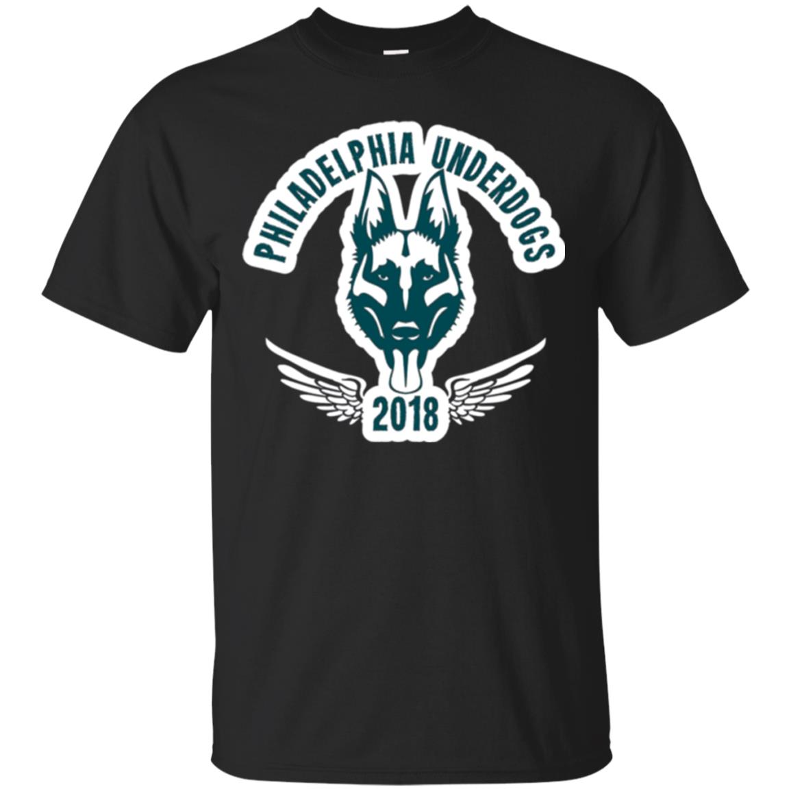 Dog Lover T-shirt Philadelphia Underdogs Black