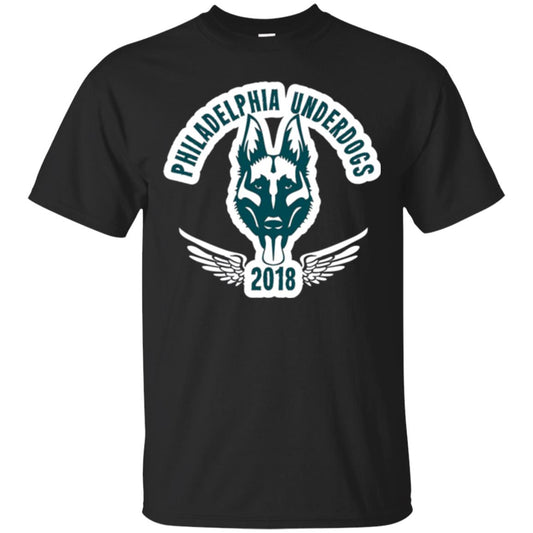 Dog Lover T-shirt Philadelphia Underdogs Black
