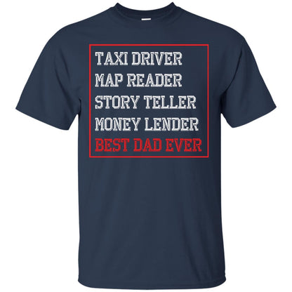 Storyteller Money Lender Best Dad Ever Shirt Navy