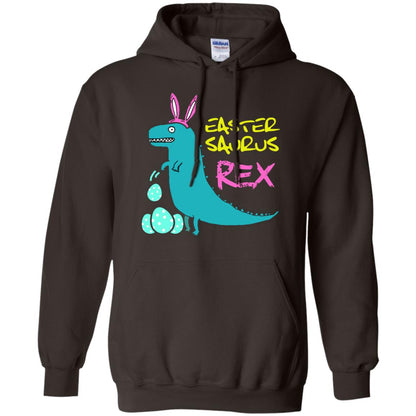 Easter Saurus Trex Bunny Dinosaur T-shirt Dark Chocolate