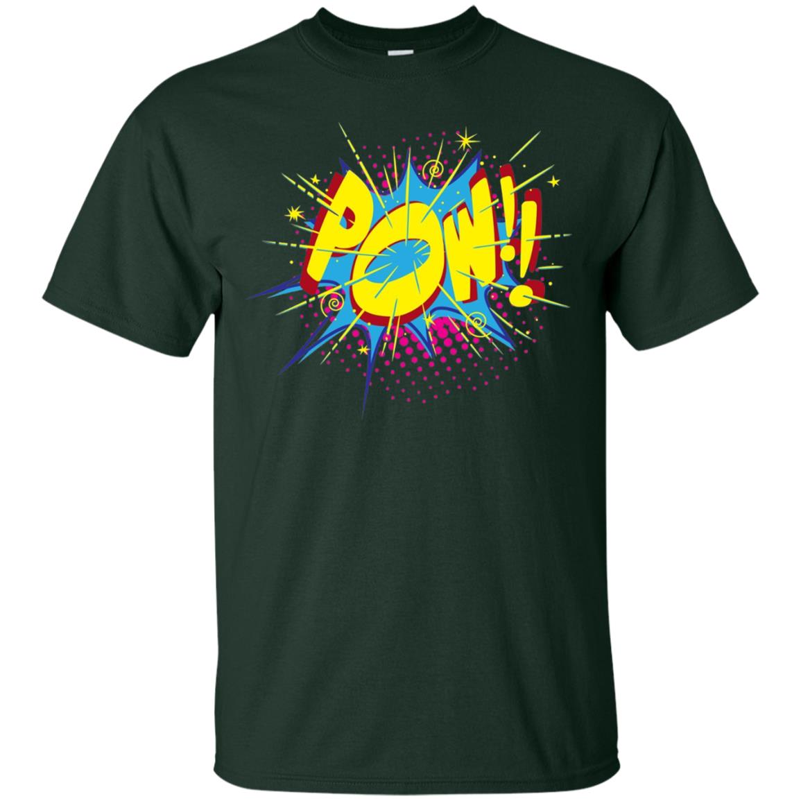 Pow Comic Sound Effect Shirt Forest