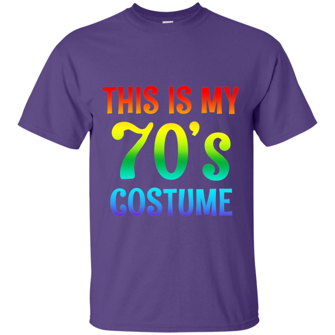 This Is My 70_s Costume T-shirt Purple