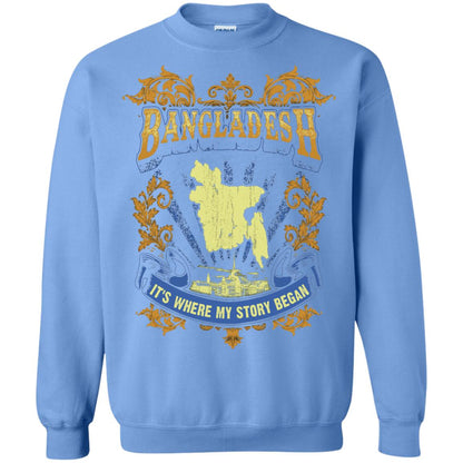 Bangladesh It_s Where My Story Began T-shirt Carolina Blue