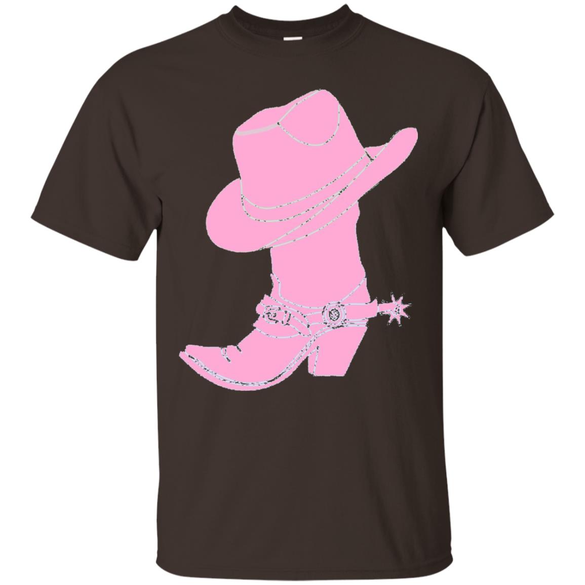 Cowgirl Boots Western Wear T-shirt Dark Chocolate