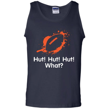 Football Crusher T-shirt Hut Hut Hut What Navy