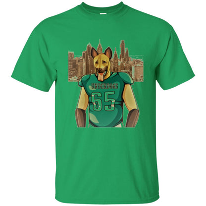 Dog Lover T-shirt Philly Fan Philadelphia Underdogs 2018 Game Day Irish Green