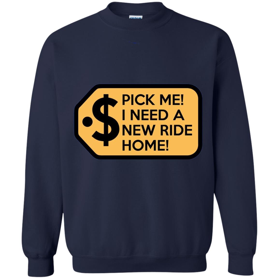 Pick Me I Need A New Ride Home Game Show T-shirts Navy