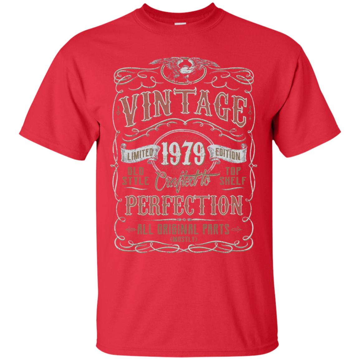 Vintage 1979 Birthday Gift Idea Shirt Red