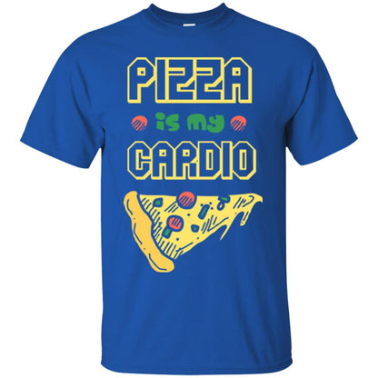 Pizza Is My Cardio Pizza Lover T-shirt Royal
