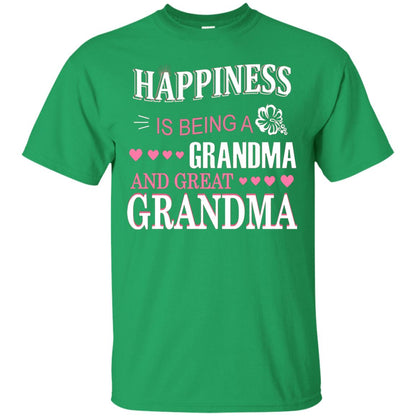 Happiness Is Being A Grandma And Great Grandma Irish Green