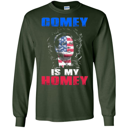 Fbi Director T-shirt Comey Is My Homey T-shirt Forest Green