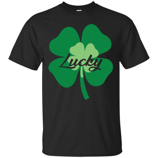 Saint Patrick's Day T-shirt Lucky Leprechaun Black