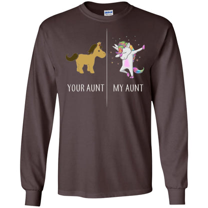 Family T-shirt Your Aunt My Aunt Dark Chocolate