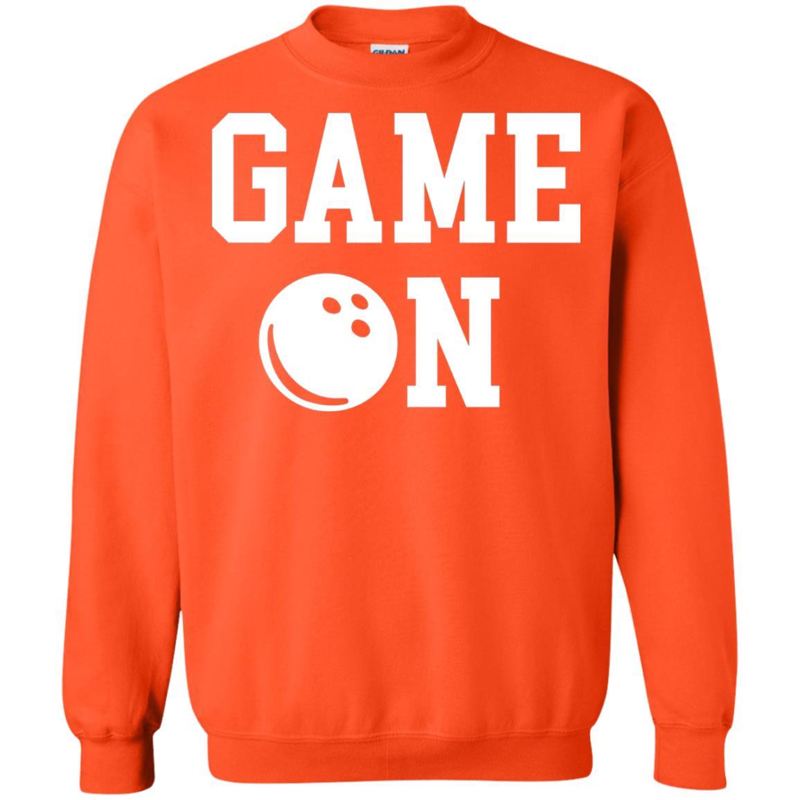 Bowler T-shirt Game On Bowling T-shirt Orange
