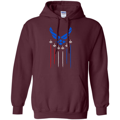 Air Force America Military Shirt Maroon