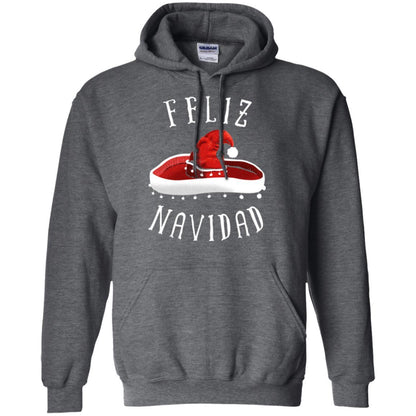 Christmas T-shirt Mexico Feliz Navidad Dark Heather