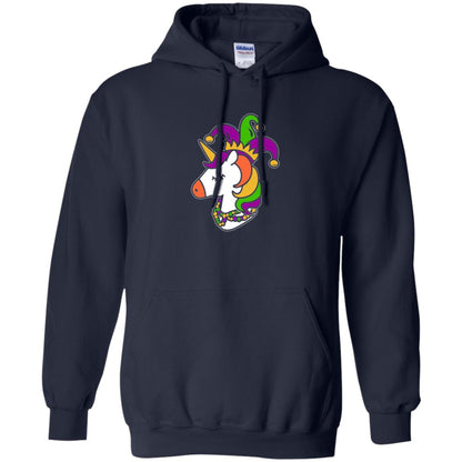 Mardi Gras Unicorn T-shirt Navy