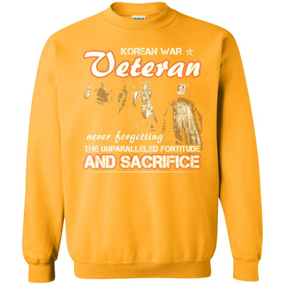 Korean War Veteran Never Forgetting The Unparalleled Fortitude And Sacrifice Gold