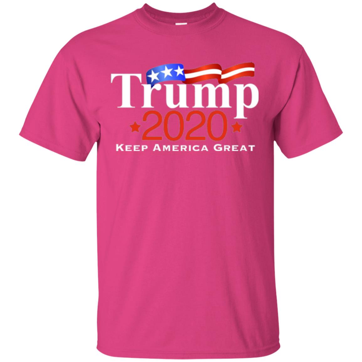 Pro Trump 2020 Keep America Great T-shirt Heliconia