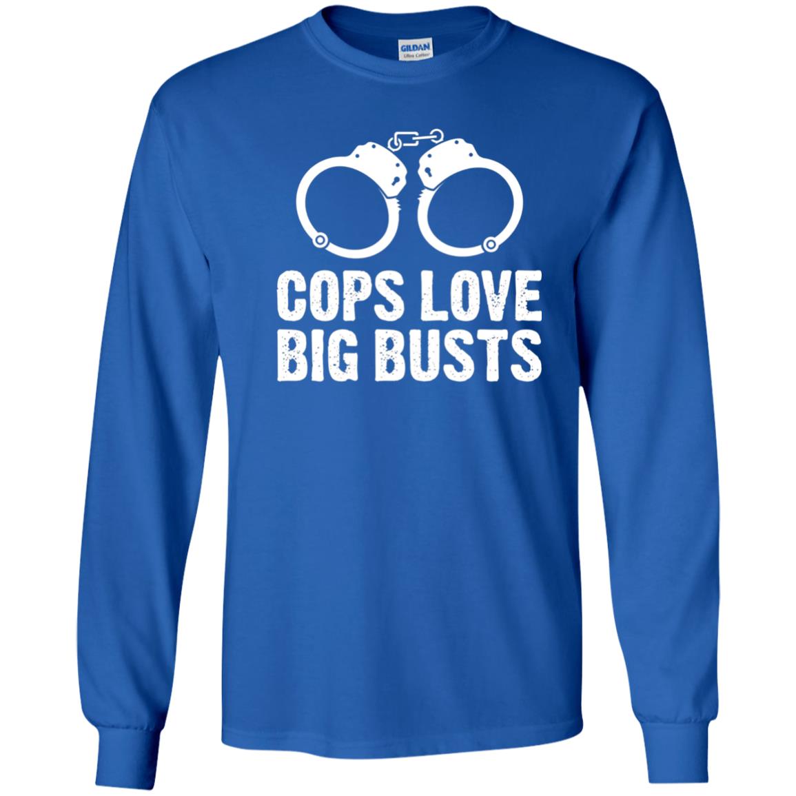 Cops Love Big Busts Usa Police Shirt Royal