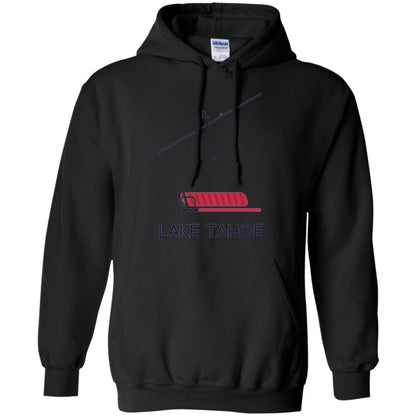 Ski Chair Lift T-shirt Lake Tahoe California Black