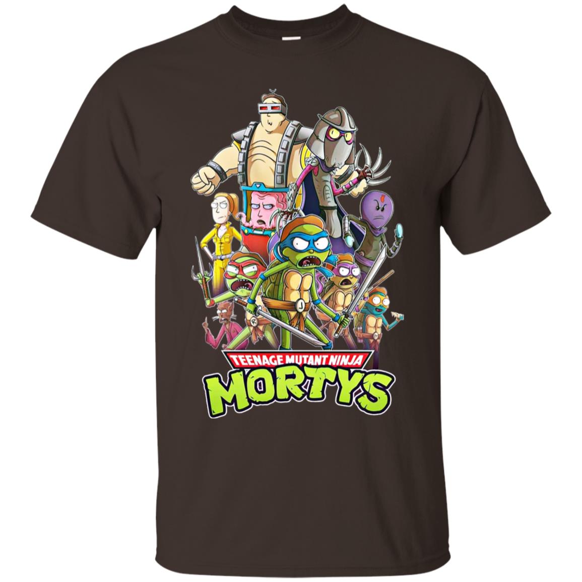 Teenage Mutant Ninja Mortys Shirt Dark Chocolate