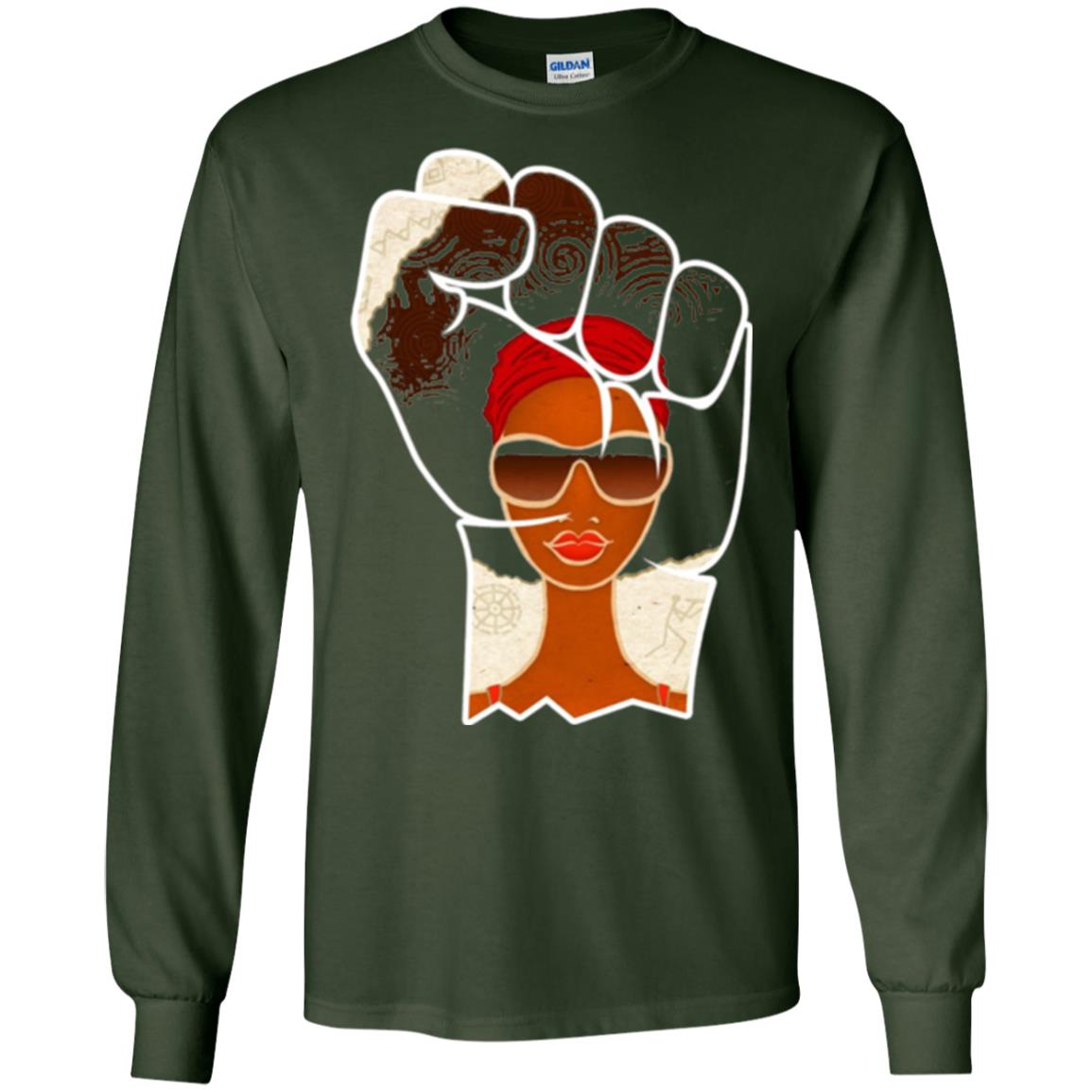 Civil Rights Black History Movement T-shirt Forest Green