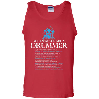 Drummer T-shirt You_re A Drummer Red