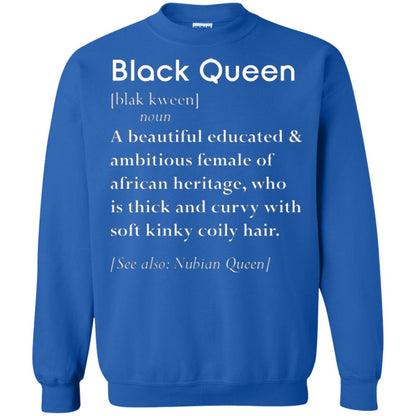 Nubian Queen T-shirt Black Queen Definition Royal