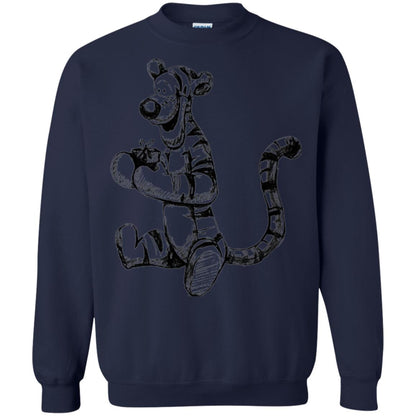 Movie T-shirt Tigger Sketch Navy