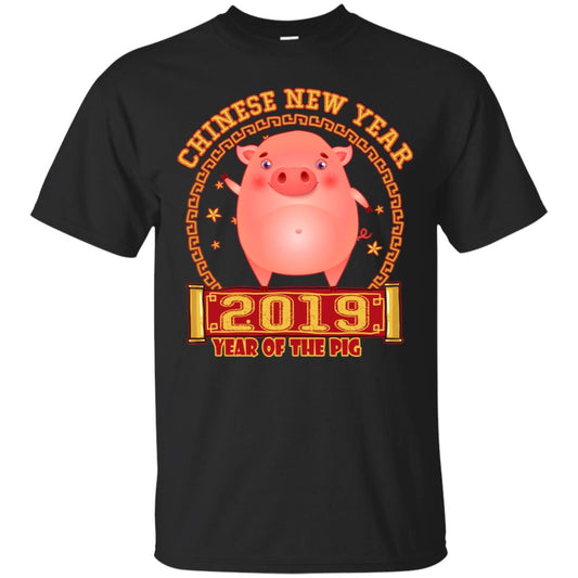 Chinese New Year Year 2019 Of The Pig Shirt Black