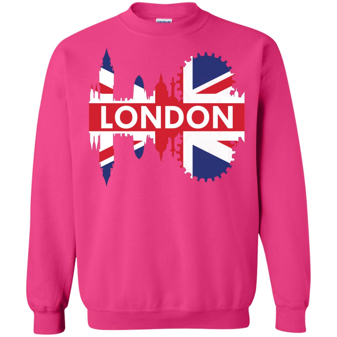 Flag Of United Kingdom London Gift Shirt For Britain Heliconia