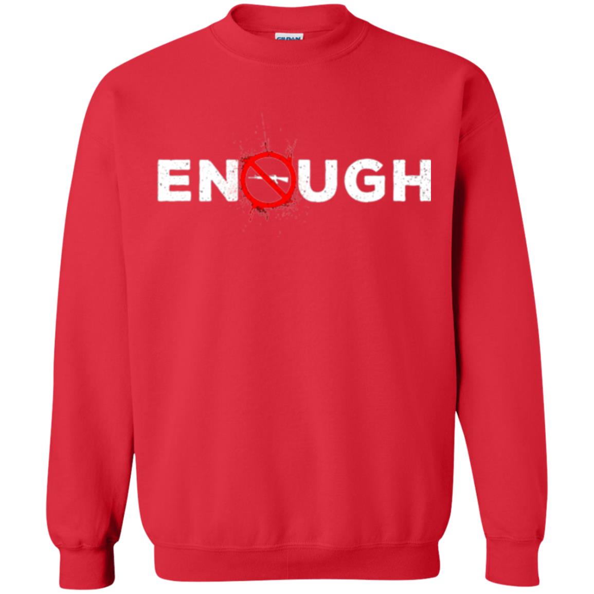 Enough - Gun Control Anti-gun T-shirt Red