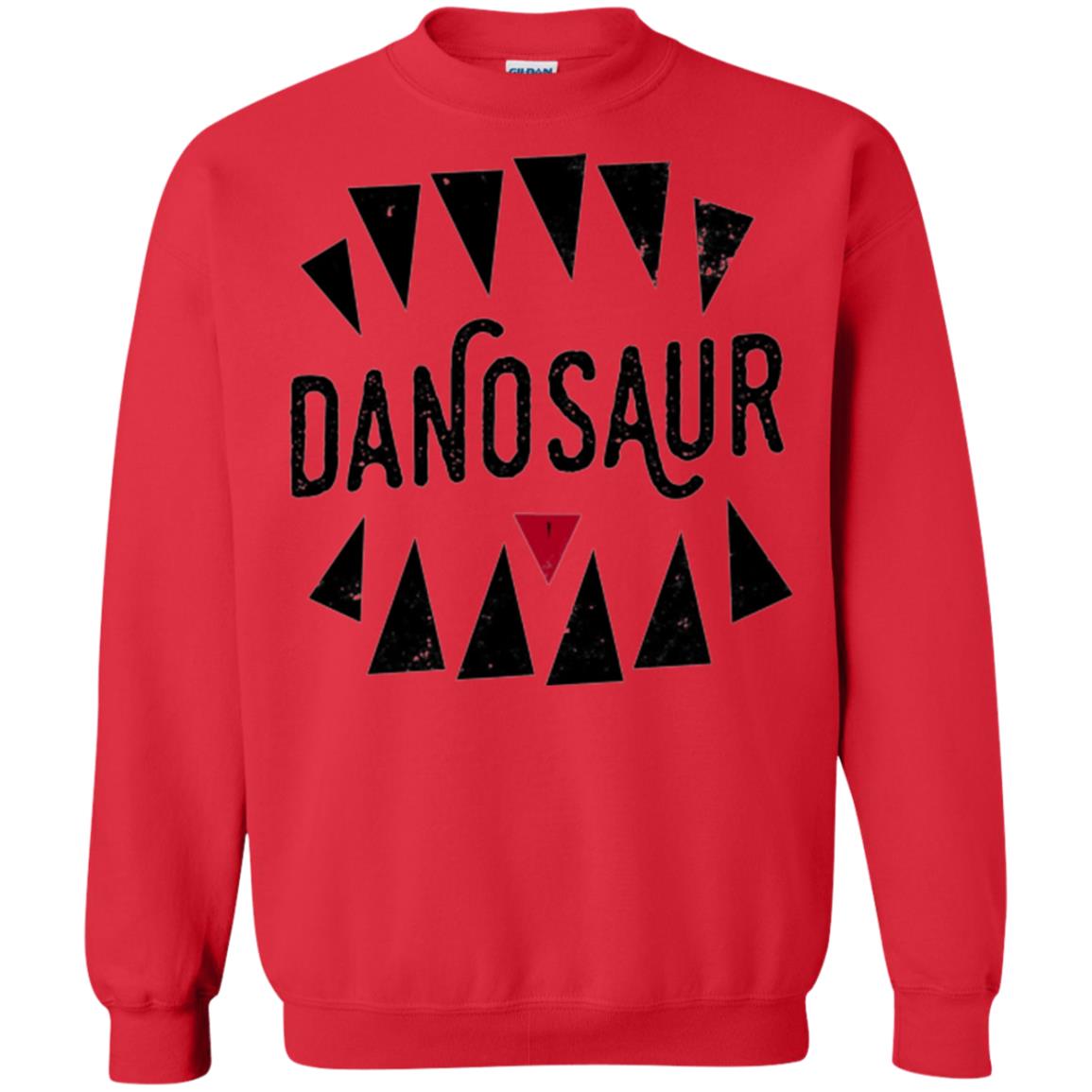 Dinosaus Lovers T-shirt Overly Excited Tourist Red