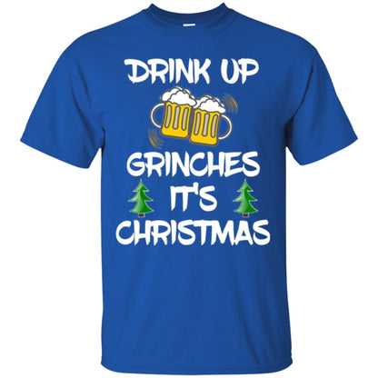 Beer Lovers T-shirt Drink Up Grinches It_s Christmas Royal