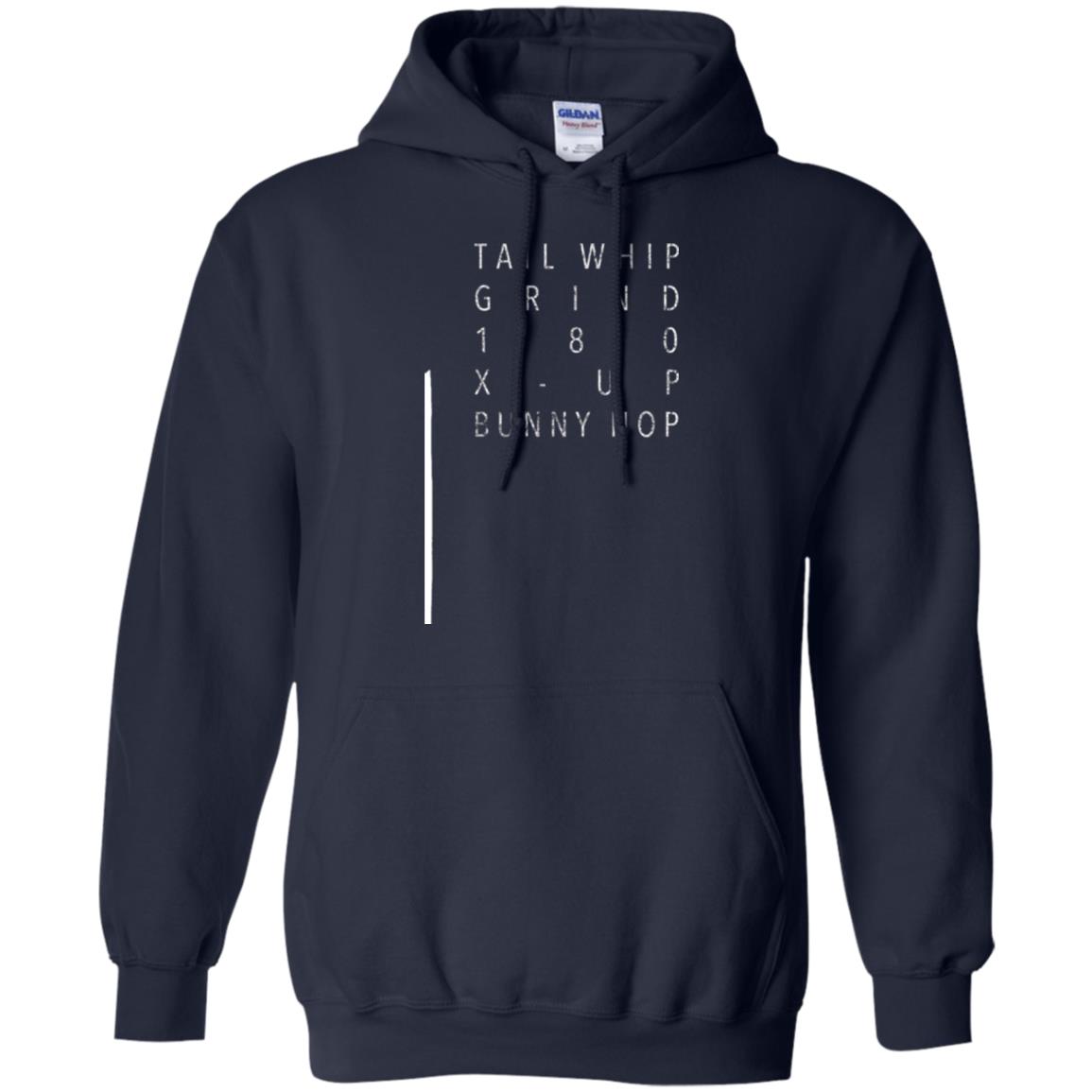 Scooter Tricks T-shirt Tail Whip Grind 180 X-up Bunny Hop Navy