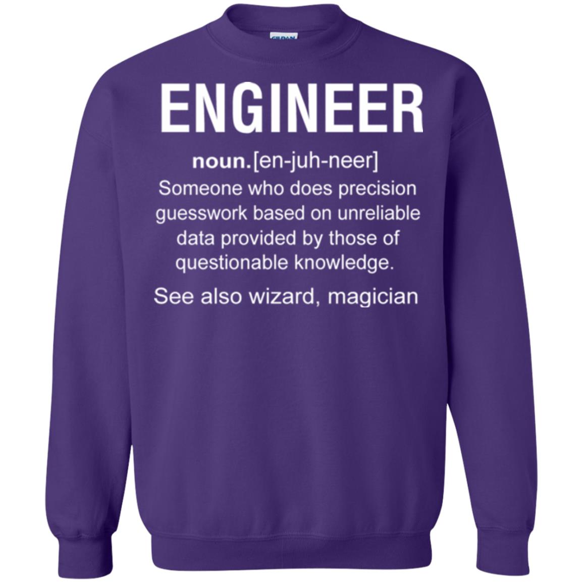 Engineer Someone Who Does Precision Guesswork Based On Unreliable Data Provided By Those Of Questionable Knowledge Purple