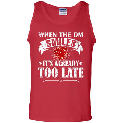 When Dungeon Smiles It_s Too Late T-shirt Red
