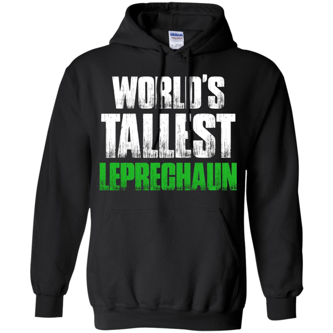St. Patrick_s Day T-shirt World_s Tallest Leprechaun Black